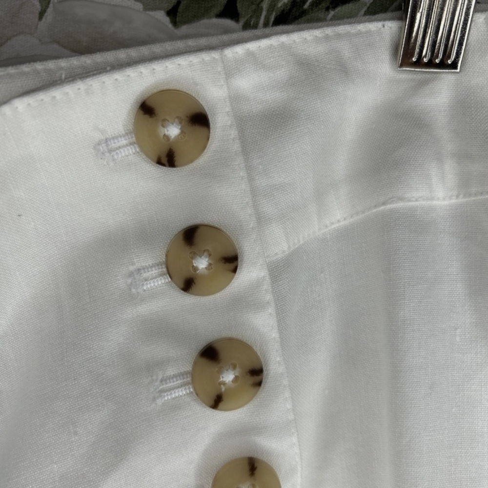 J.Jill Linen Blend Stretch Wide Leg High Rise Crop Ankle Pants Like New Sz 16P - Picture 6 of 9